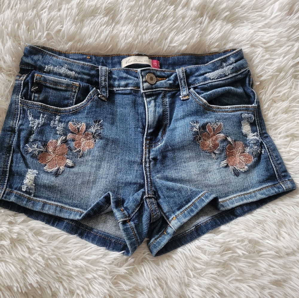 CUTE Girls Kancan Jean Shorts